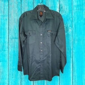 Kodiak Men's Forest Green Button Down Shirt
